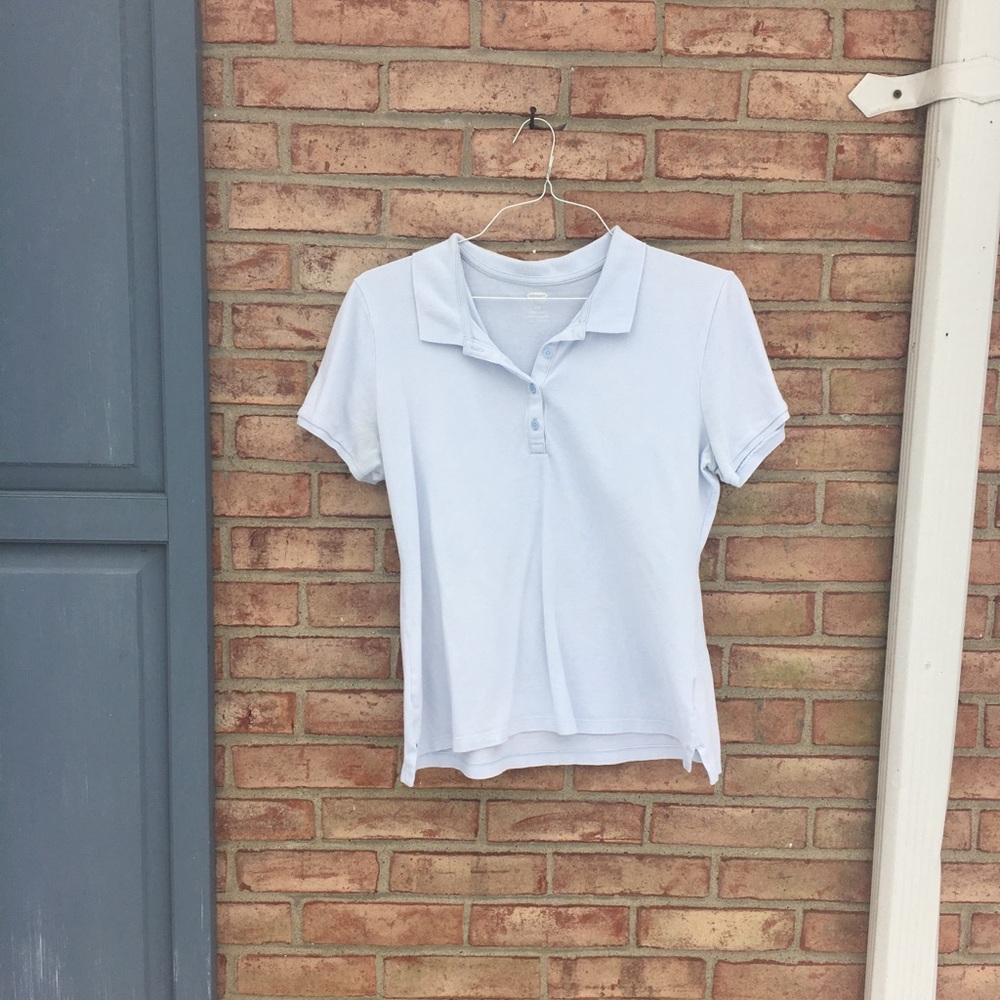 Old Navy Light Blue Polo Shirt